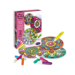 ART&CREATIONS STIKERS VITRALLS MANDALA Sento Sphere