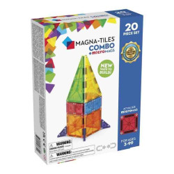 MAGNA-TILES 20 pcs. COMBO + microMAGS