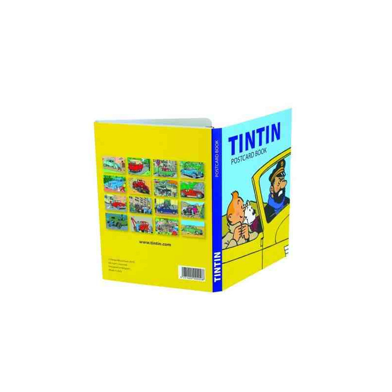 SET 16 POSTALS TINTIN I COTXES