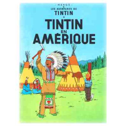 PÓSTER TINTÍN EN AMÉRICA