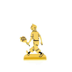 FIGURA METAL RELIEVE TINTIN RAM DE FLORS