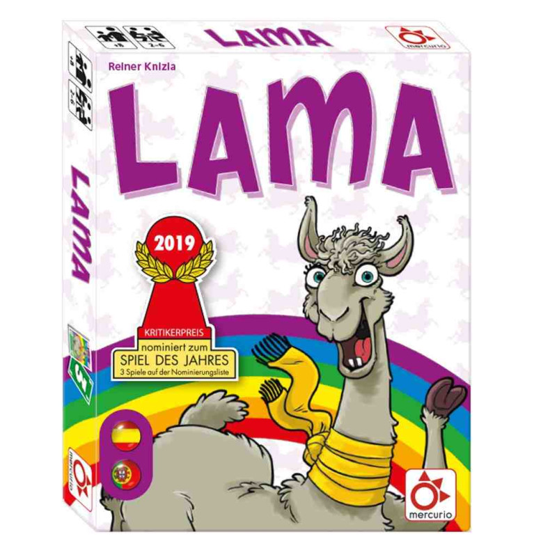 LAMA juego cartas Mercurio