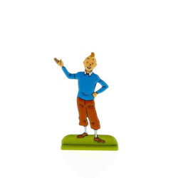 FIGURE METALL RELLEU TINTIN