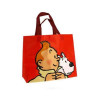 BOLSA TINTIN I MILU ROJA (45x38x20cm.)