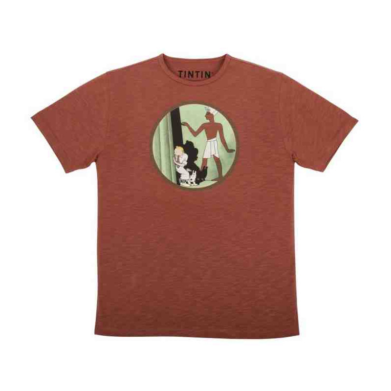 CAMISETA CIGARROS DEL FARAON ROJA 2XL Tintin