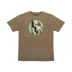 CAMISETA CIGARROS DEL FARAON CAQUI XLTintin