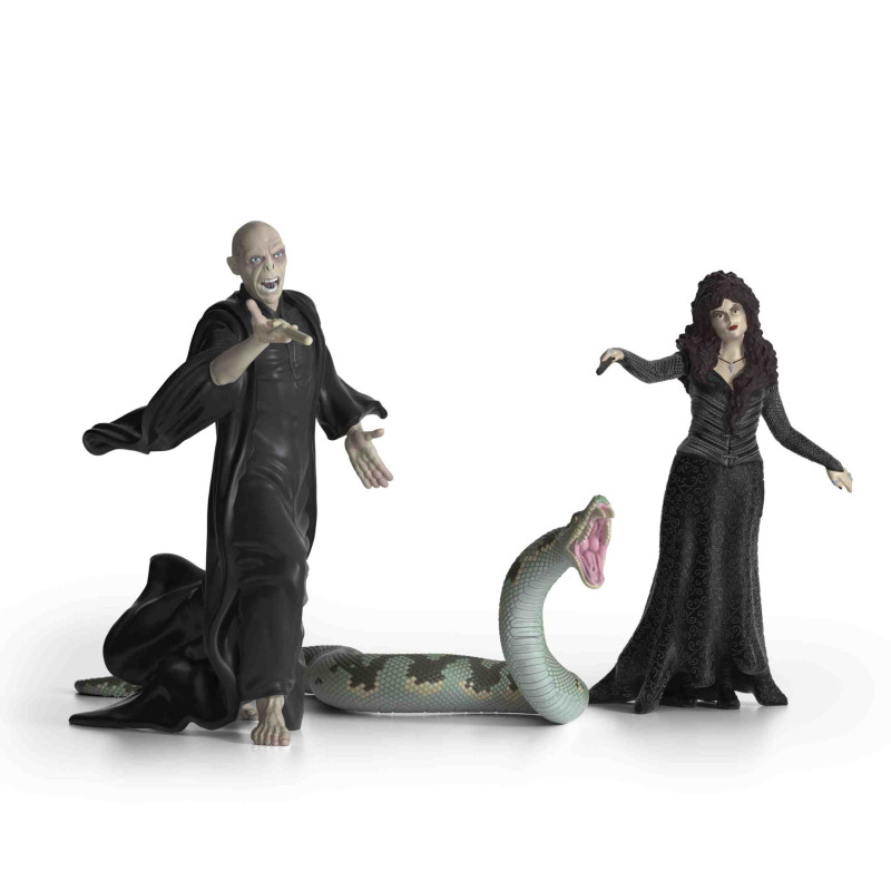 LORD VOLDEMORT,NAGINI & BELLATRIX LESTRANGE Schleich Harry Potter