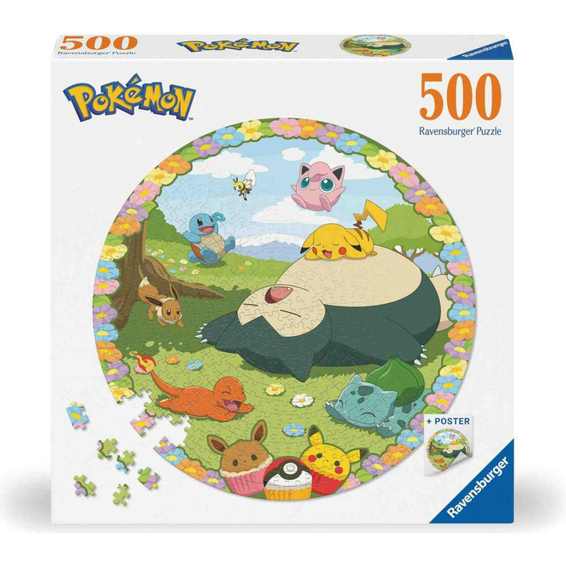 POKEMON Redondo 500 pcs. Puzzle Ravensburger