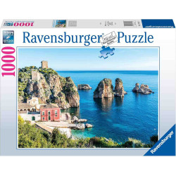 SEA STACKS AT SCOPELLO, SICILIA 1008 X50 pcs. Puzle Ravensburger