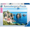 SEA STACKS AT SCOPELLO, SICILIA 1008 X50 pcs. Puzzle Ravensburger