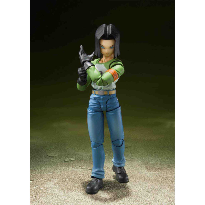 A-17 ANDROIDE 17 UNIVERSE SURVIVAL SAGA FIGURA 14,5 CM DRAGON BALL SUPER SH FIGUARTS