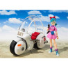 BULMA MOTORCYCLE HOIPOI CAPSULE Nº9 REPLICA(17,5 cm)Dragon Ball SH FIGUARTS