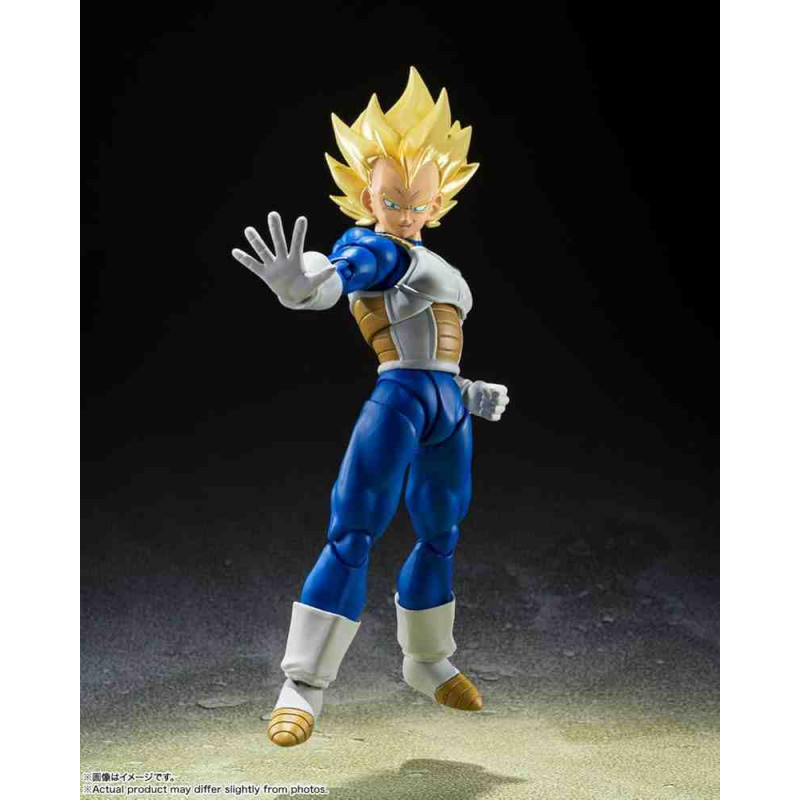 SUPER SAIYAN VEGETA-AWAKENED SUPER SAIYAN BLOOD 14CM DRAGON BALL Z SH FIGUARTS