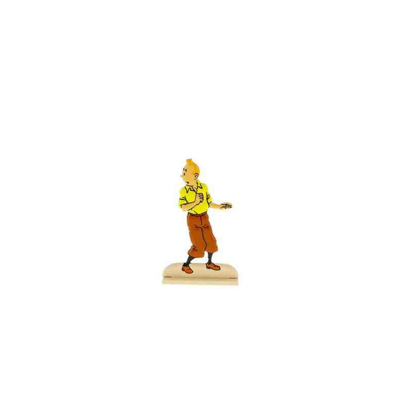 FIGURA METAL RELIEVE EL SECRETO DEL UNICORNIO Tintin
