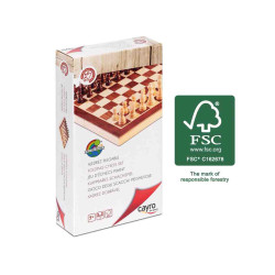 ESCACS FUSTA PLEGABLE MARQUETERIA cAYRO 601