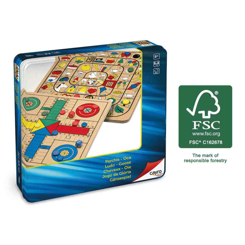 PARCHIS/OCA METAL BOX Cayro 752