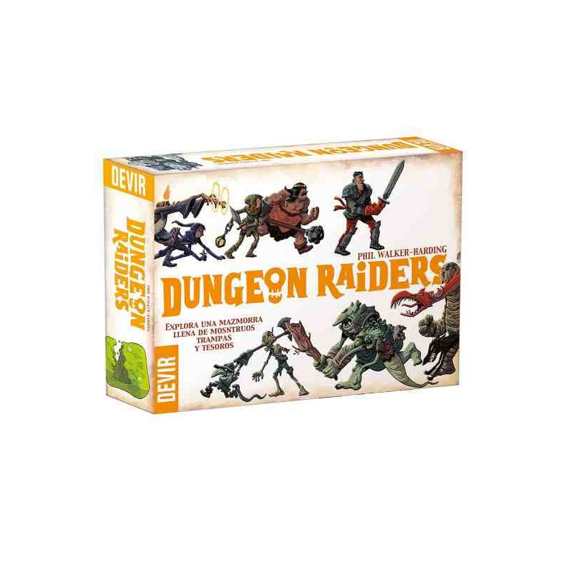 DUNGEON RAIDERS Juego de cartas semicooperativo Devir