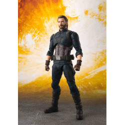 CAPTAIN AMERICA MARVEL INFINITY WAR+SET EFFECTS(superherois)