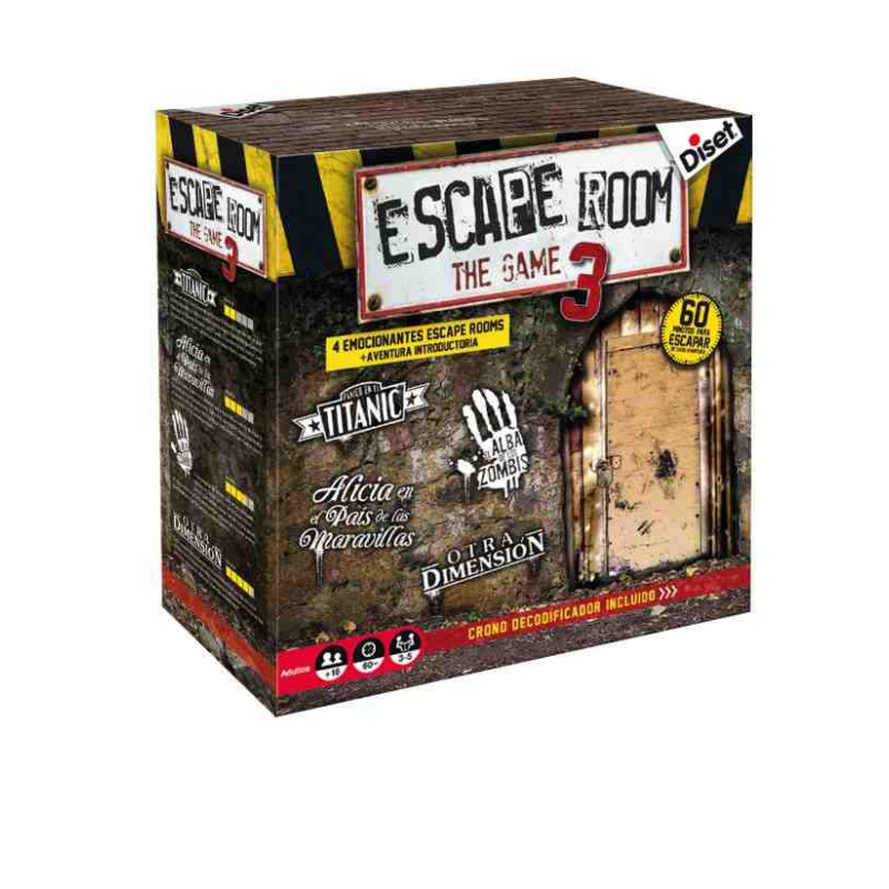 ESCAPE ROOM 3 THE GAME  Escape The Room Jumbo/diset