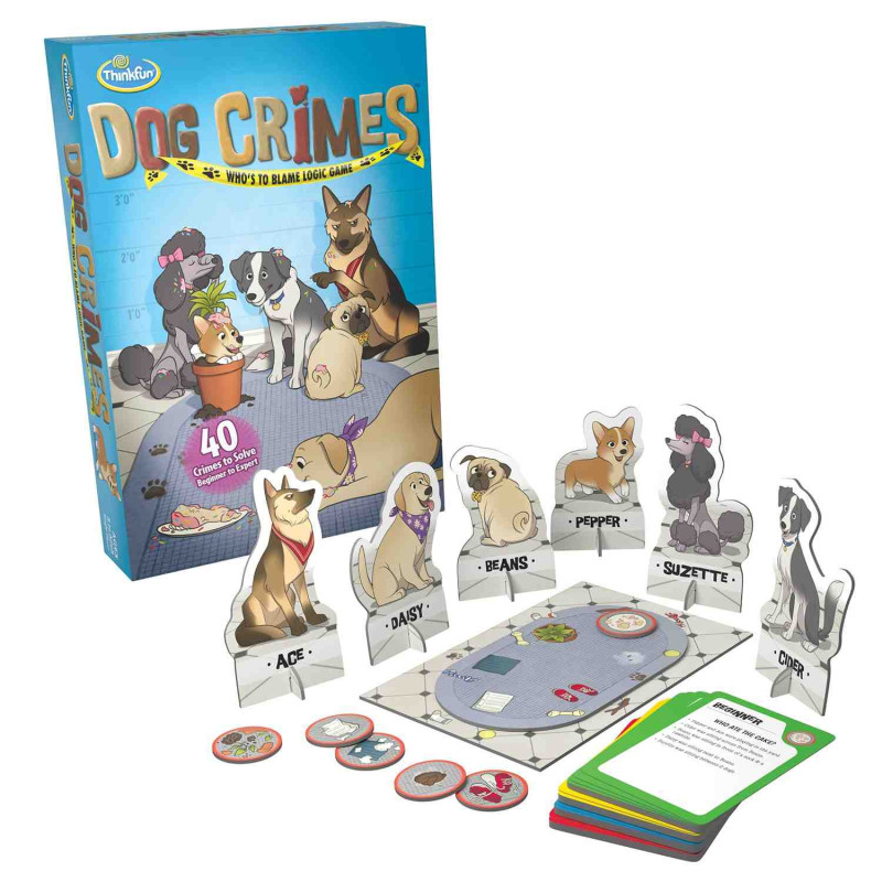 DOG CRIMES Joc de logica Troba al culpable Thinkfun