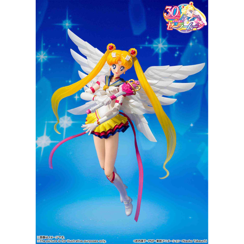 ETERNAL SAILOR MOON FIGURA 13.5 CM SAILOR MOON PRETTY GUARDIAN SAILOR STARS S.H. FIGUARTS