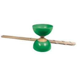 DIABOLO CON PALOS DE MADERAS
