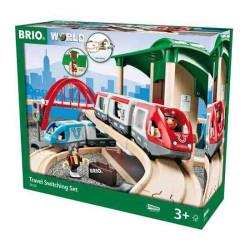 CONJUNTO DE VIAJE CON  INTERCAMBIADOR DE VIAS (Brio World)