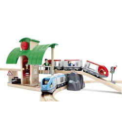 SET TREN VIATGERS AMB INTERCAMBIADOR DE  VIES (Brio World) Brio B