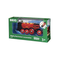 TREN VERMELL 3 BOTONS BRIO 