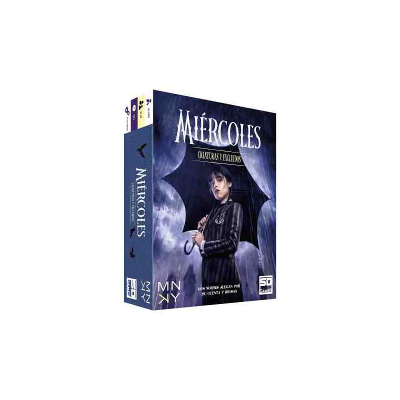 MIERCOLES( WEDNESDAY): CRIATURAS Y EXCLUSIDOS Juego de cartas SDGames