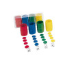 ACCESORIS PARCHIS CAJA PLASTICO 4 JUGADORS B