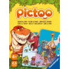 PICTOO DINO CARD GAMES Juego de cartas Ravensburger (Castellano)