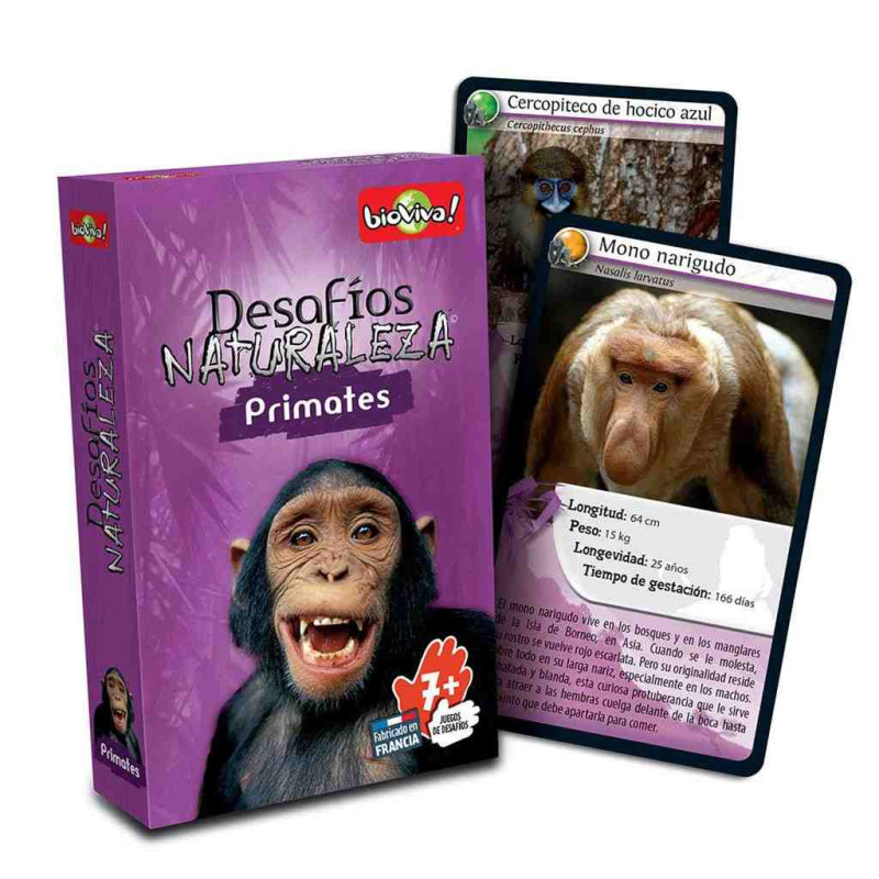 PRIMATES-DESAFIOS NATURALEZA Bioviva