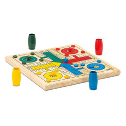 PARCHIS/OCA CON ACCESORIOS MADERA