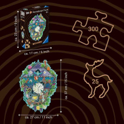 RELLLOTGE CUCU 300 Pcs. fusta Ravensburger