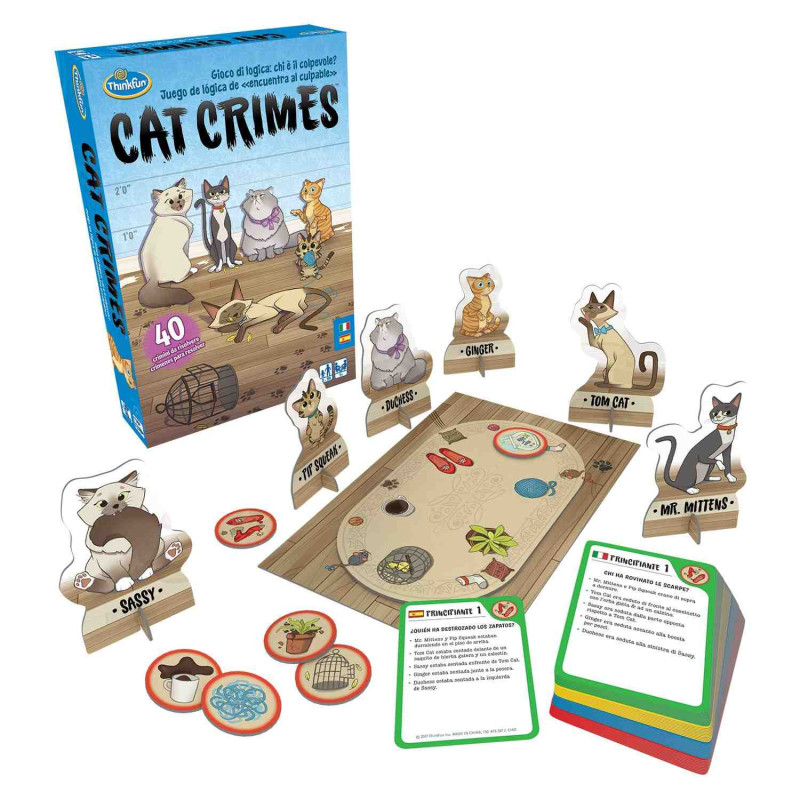 CAT CRIMES  Joc de logica - Troba al culpable Thinkfun