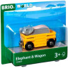 ELEFANTE Y VAGON BRIO 33969