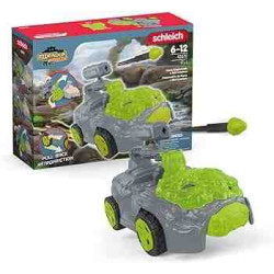 CRASHMOBIL DE PIEDRA CON MINICRIATURA ELDRADOR  Schleich 42670