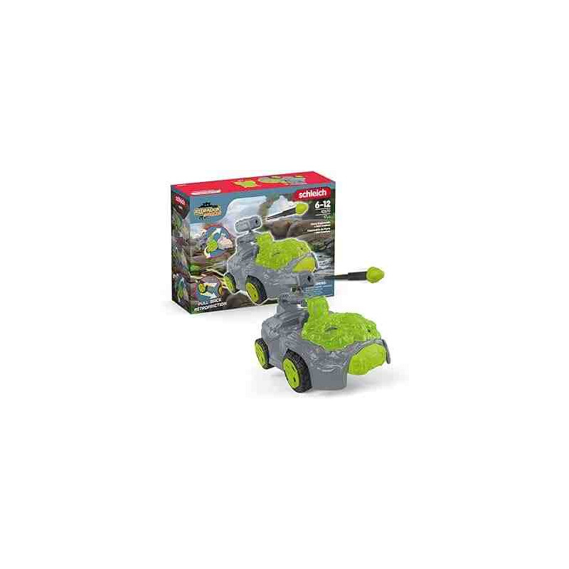 CRASHMOBIL DE PEDRA AMB MINICRIATURA ELDRADOR  Schleich 42670
