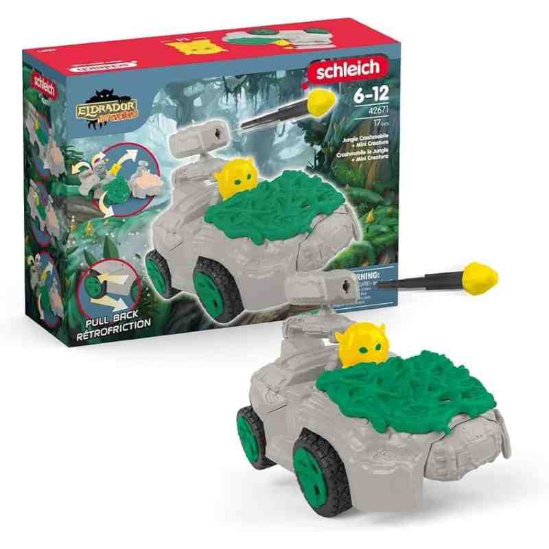 CRASHMOBIL DE LA JUNGLE AMB MINICRIATURA ELDRADOR  Schleich 42671