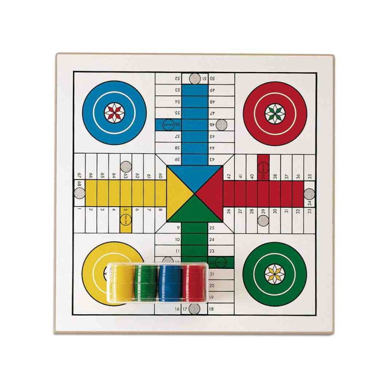 TABLERO PARCHIS/OCA + ACC. 40x40