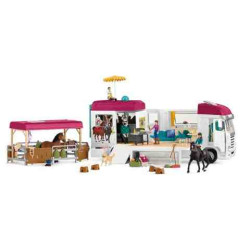 AUTOCARAVANA AMB LLOC PER CAVALLS  Schleich Horse Club 42619