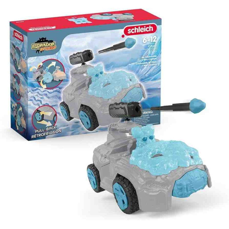 CRASHMOBIL DE HIELO CON MINICRIATURA ELDRADOR  Schleich 42669