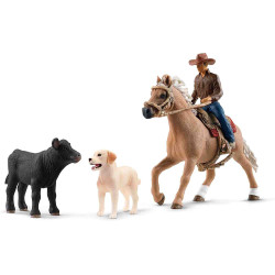 EQUITACION DEL OESTE Schleich Granja 42578