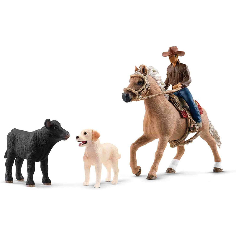 EQUITACION DEL OESTE Schleich Granja 42578