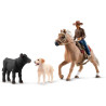 EQUITACION DEL OESTE Schleich Granja 42578