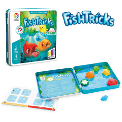 FISH TRICKS Juego de  lógica ¡magnetico Smart Games