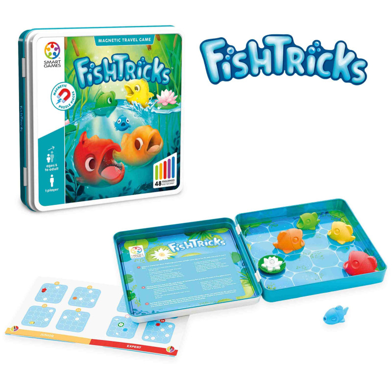 FISH TRICKS Joc lógica ¡magnetic Smart Games