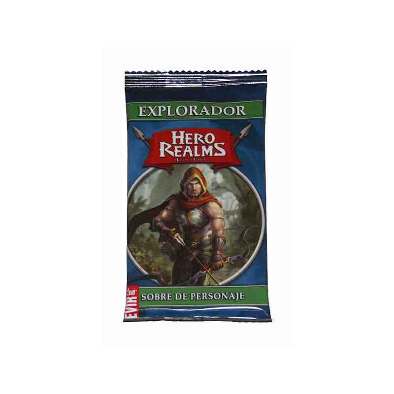 HERO REALMS:EXPLORADOR SOBRE PERSONAJE Juego de cartas Devir