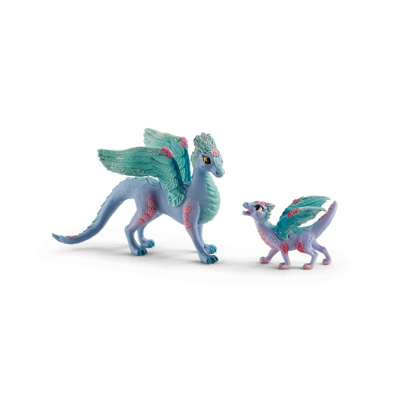 DRAGON FLORIDO CON CRIA BAYALA  Schleich 70592